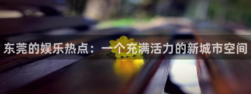 极悦平台注册入口与教程：东莞的娱乐热点：一个充满活力的新城市空间