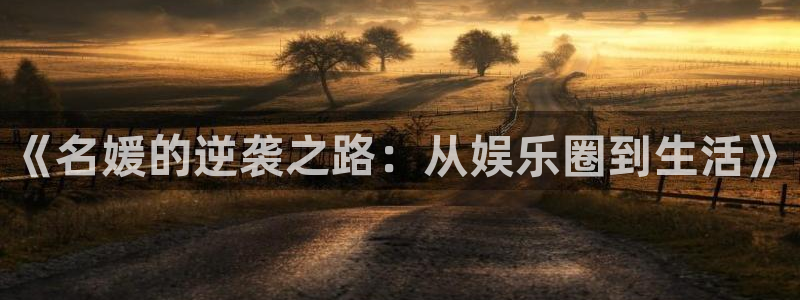 极悦平台.com：《名媛的逆袭之路：从娱乐圈到生活》